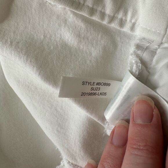 J Crew Womens Kallie Straight Leg Pant in White Sz 22 Office Neutral Minimalist - Picture 11 of 16